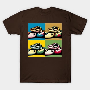 Pop Art Ball Python - Exotic Snake T-Shirt
